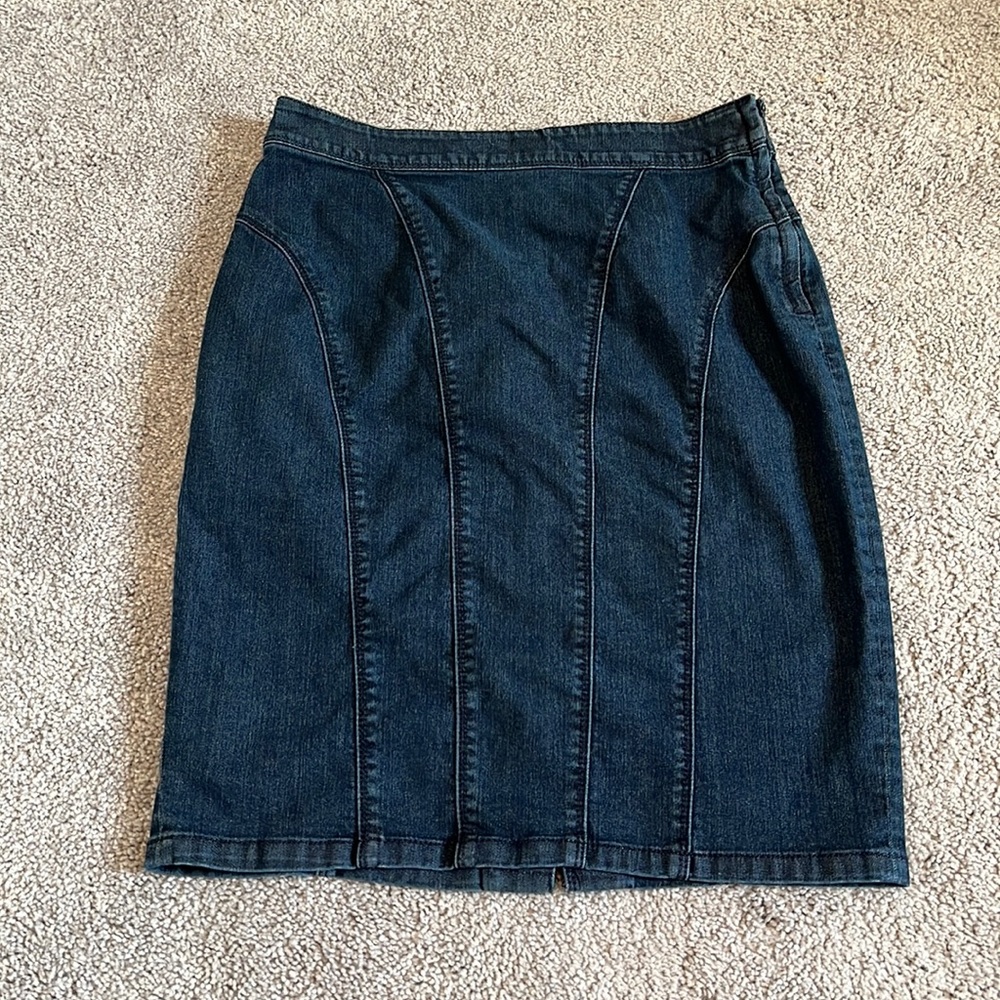 Denim Mini Skirt